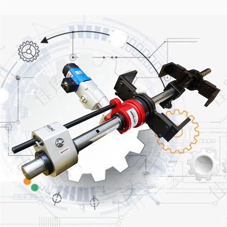 Aléseuse de ligne portative sur site alésage soudeuse équipement de précision de forage in situ à vendre